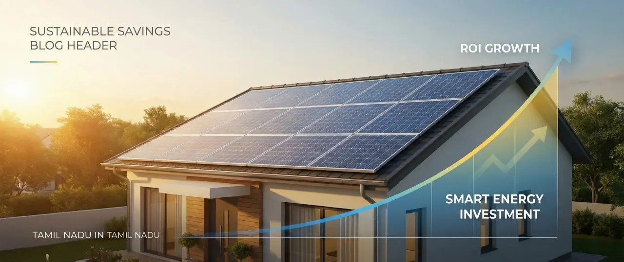 Residential Solar Payback & ROI in Tamil Nadu (2025): Real Savings & Real Examples